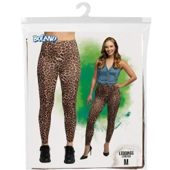 LEGGING STRETCH PEAU LÉOPARD ANIMAL FEMME