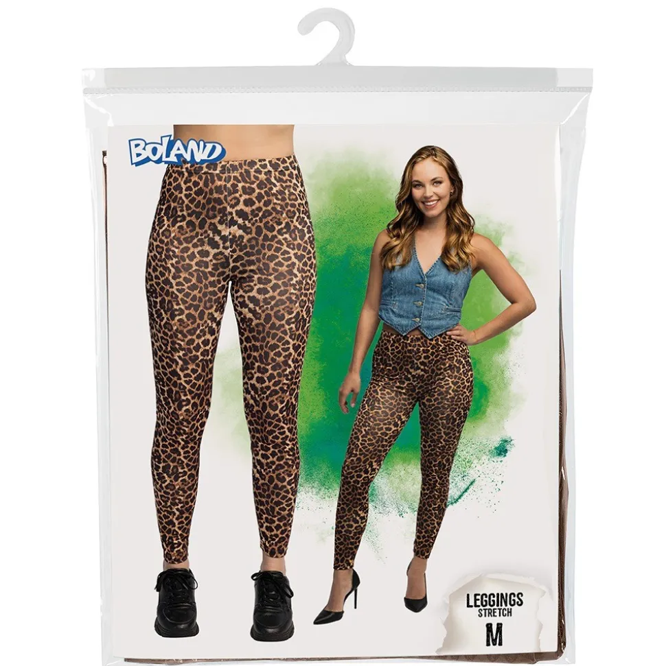 LEGGING STRETCH PEAU LÉOPARD ANIMAL FEMME