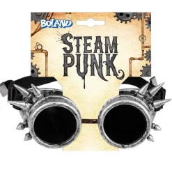 LUNETTES CYBERPUNK ARGENTÉES ADULTE