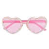 LUNETTES FESTIVES CURS ROSE GLAM STRASS ADULTE