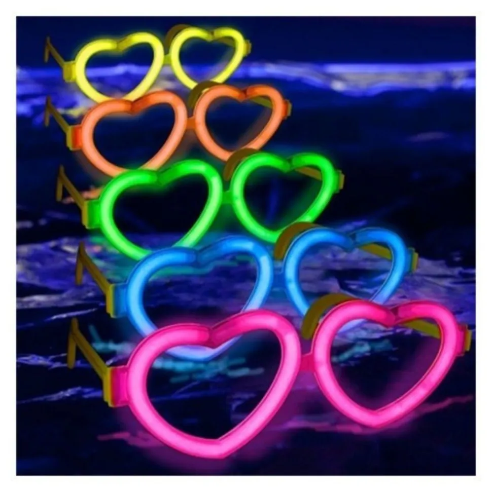 LUNETTES FESTIVES FLUORESCENTES CURS COLORÉES 6H
