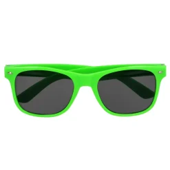 LUNETTES FESTIVES PC POP VERT FLUO UV ADULTE