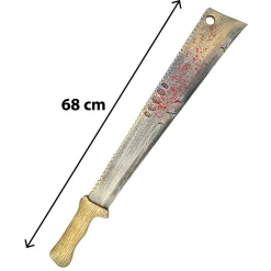 MACHETTE JOUET CROCS SANGLANT SLASHER BOUCHER 68CM