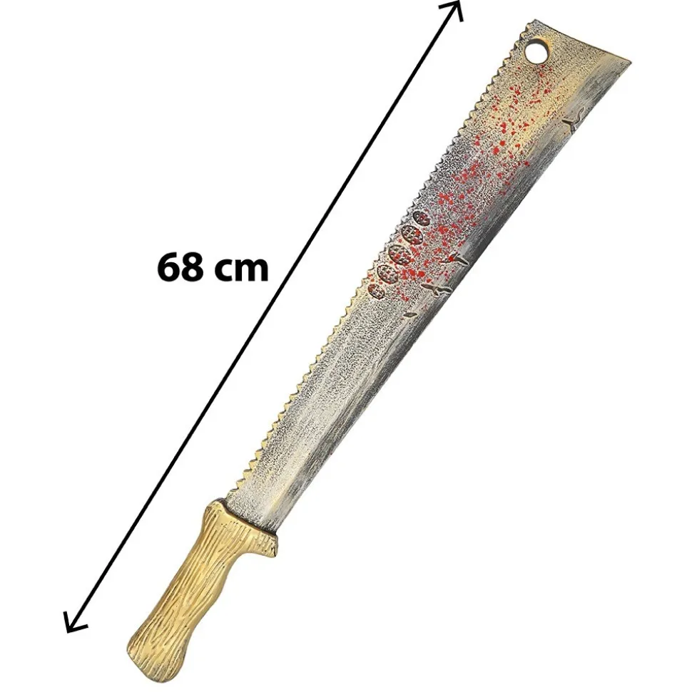 MACHETTE JOUET CROCS SANGLANT SLASHER BOUCHER 68CM