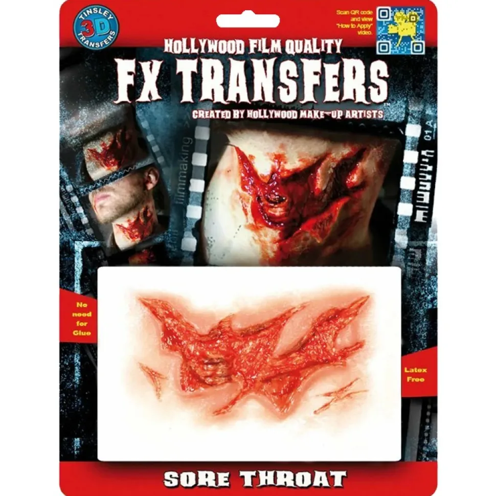 MAQUILLAGE TRANSFERT TATOUAGE 3D ÉGORGEMENT