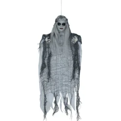 MARIÉE FEMME MORTE SUSPENSION DÉCO 50CM GRIS
