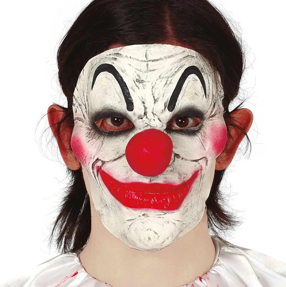 MASQUE CLOWN MENAÇANT LATEX ADULTE