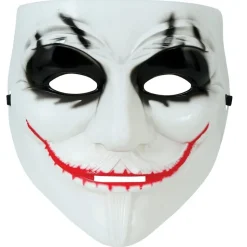 MASQUE FACIAL RIGIDE PSYCHOPATHE SOURIANT ADULTE