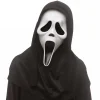 MASQUE INTÉGRAL GHOST FACE CAPUCHE NOIRE ENFANT