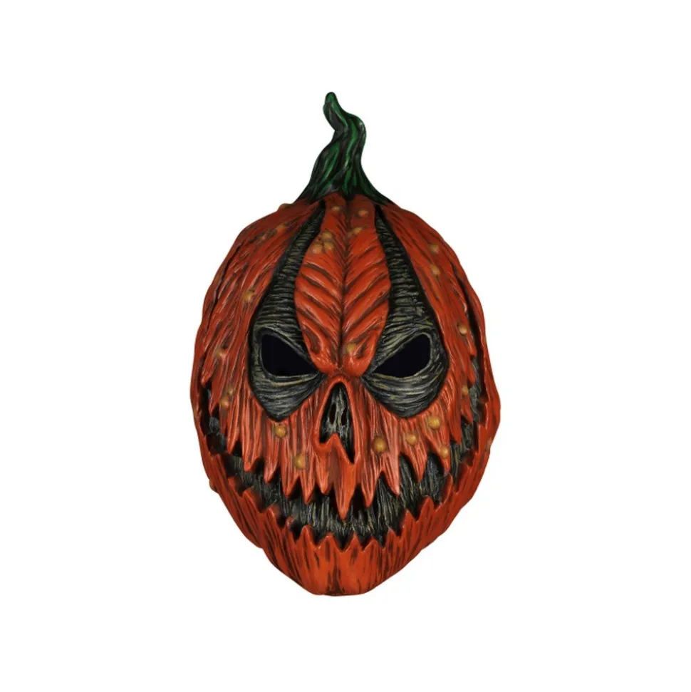 MASQUE INTÉGRAL PVC CITROUILLE MONSTRE ADULTE