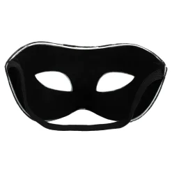 MASQUE LOUP FACETTES DISCO ARGENT ADULTE