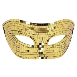 MASQUE LOUP FACETTES DISCO OR ADULTE