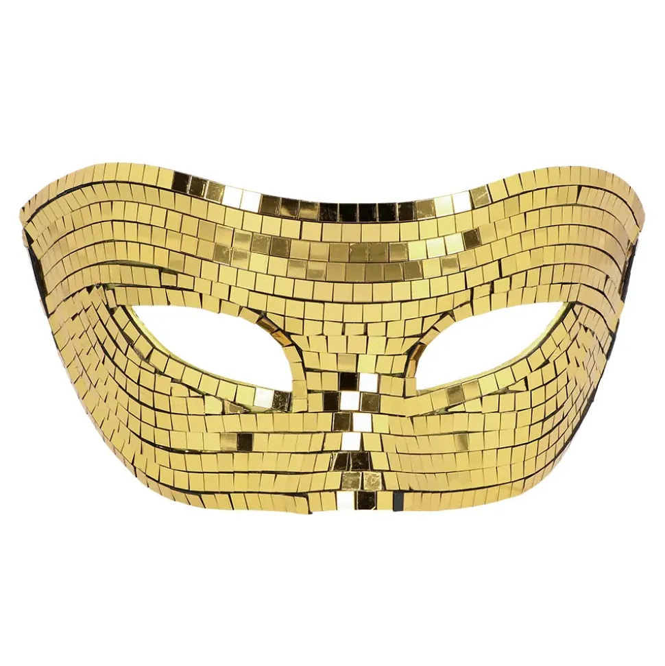 MASQUE LOUP FACETTES DISCO OR ADULTE