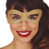 MASQUE LOUP PAILLETTES ADULTE OR