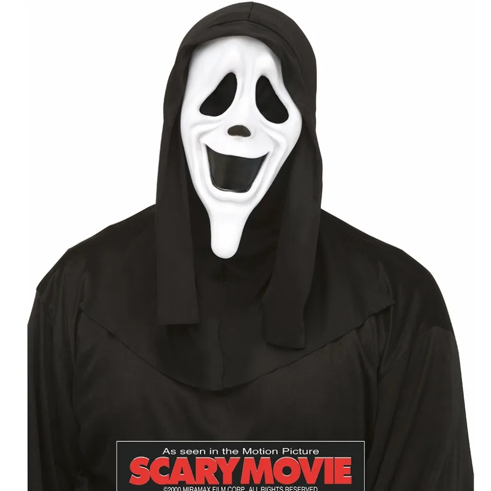 MASQUE PVC CAPUCHE SMILEY FACE FILM HORREUR ADULTE