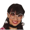 MONTURE LUNETTES DISCO BOULES À FACETTES ARGENT