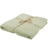 NAPPE GAZE DE COTON LAVABLE 1.3X2.4M VERT SAUGE