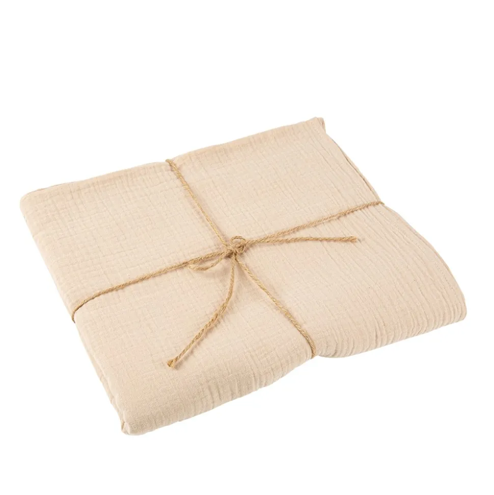 NAPPE GAZE DE COTON LAVABLE 1.3X2.4M LIN