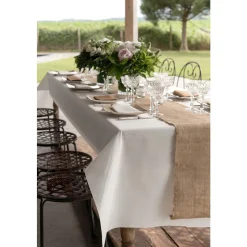 NAPPE INTISSÉE LUXE 65GR 10X1.2M ARGENT