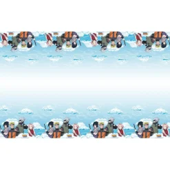 NAPPE PAPIER NARUTO SHIPPUDEN 136X228CM BLEU