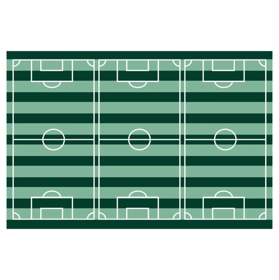 NAPPE PLASTIQUE TERRAINS FOOTBALL 120X180CM VERT