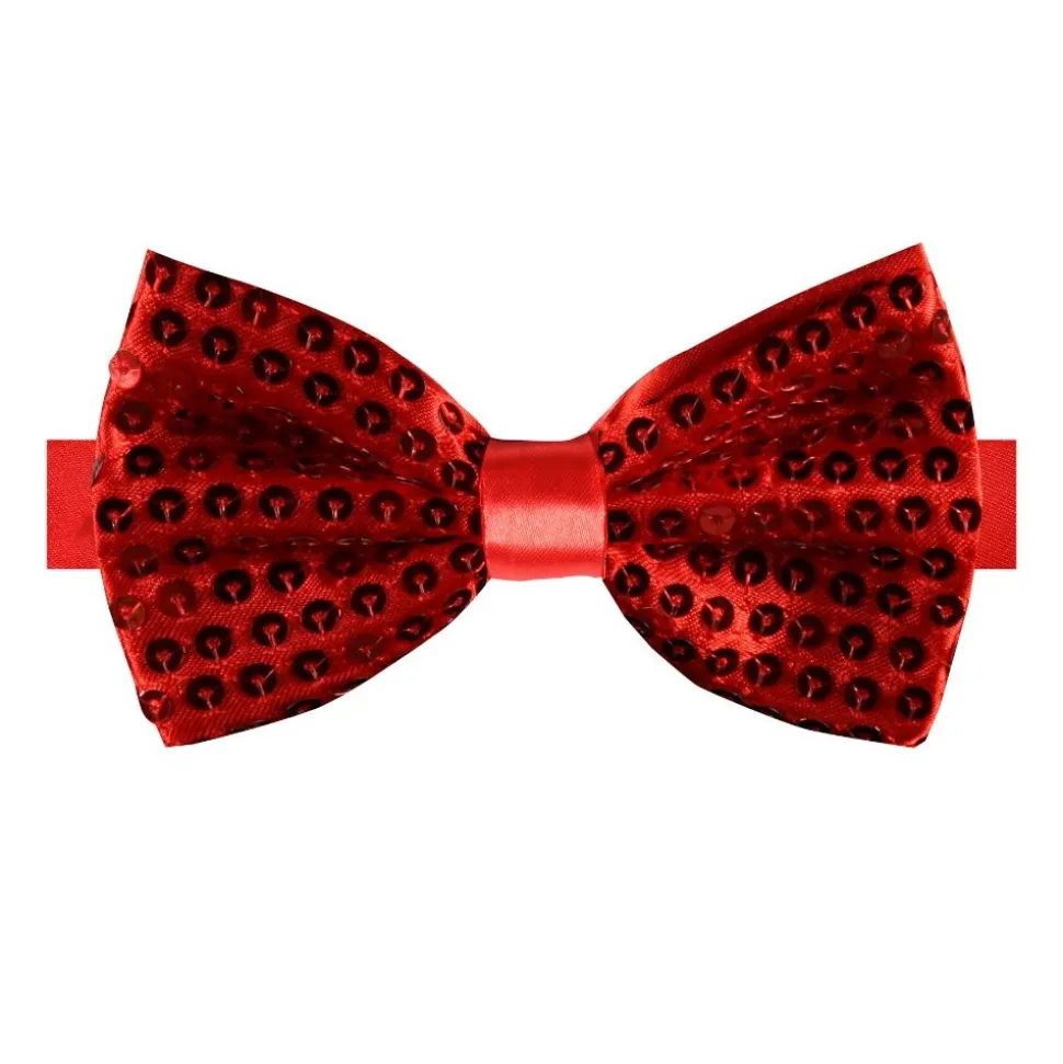 NUD PAPILLON COSTUME DISCO SEQUIN ROUGE HOMME