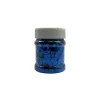 PAILLETTES NID D'ABEILLE 100G 6MM BLEU