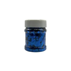 PAILLETTES NID D'ABEILLE 100G 6MM BLEU