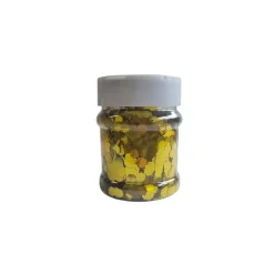 PAILLETTES NID D'ABEILLE 100G 6MM OR