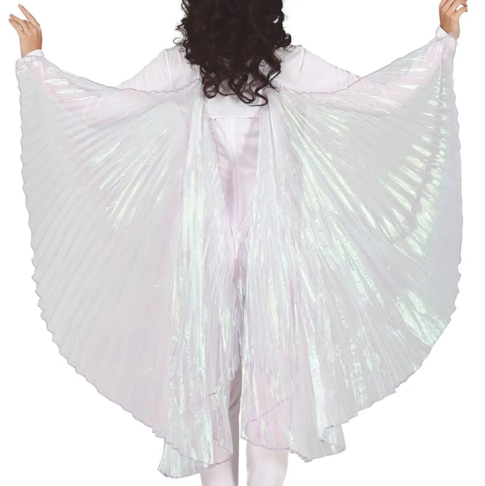 PAIRE D'AILES PLISSÉES MYSTIQUES 190X130CM IRISÉ