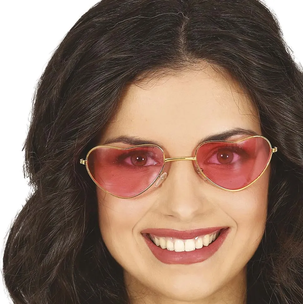 PAIRE DE LUNETTES FANTAISIE CUR ROUGE ADULTE