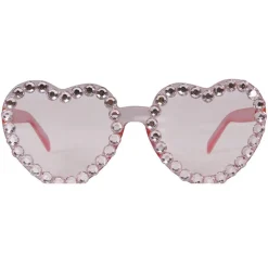 PAIRE DE LUNETTES FESTIVES CUR STRASS ROSE ADULTE
