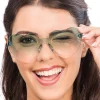 PAIRE DE LUNETTES FESTIVES PC CUR VERT ADULTE
