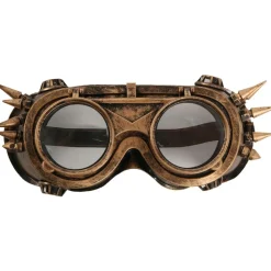 PAIRE DE LUNETTES STEAMPUNK POINTES BRONZE ADULTE