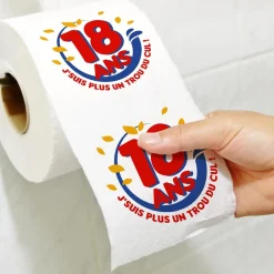 PAPIER TOILETTE WC HUMOUR 18 ANS