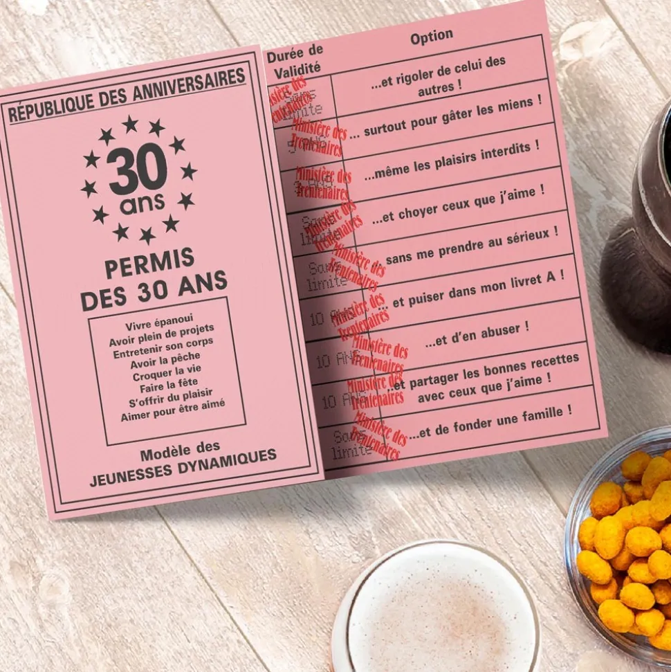 PERMIS DE LA 30 AINE