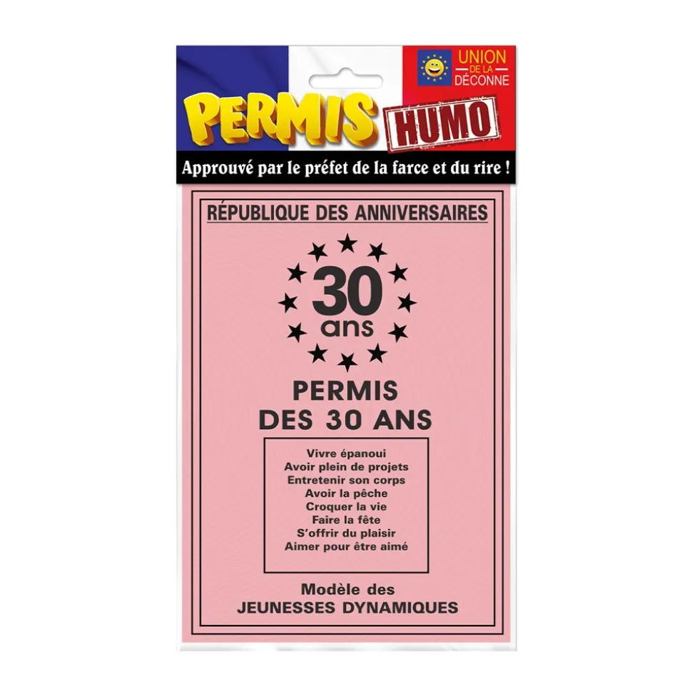 PERMIS DE LA 30 AINE