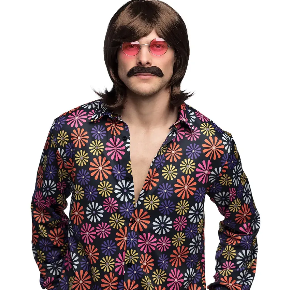 PERRUQUE GARY AVEC MOUSTACHE