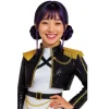PERRUQUE K-POP DOUBLE CHINION VIOLET FEMME