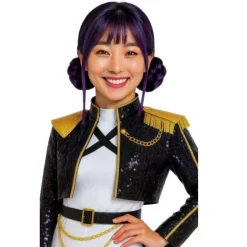 PERRUQUE K-POP DOUBLE CHINION VIOLET FEMME