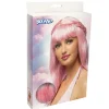 PERRUQUE PAILLETTES COURONNE TRESSE ROSE FEMME