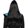 PERRUQUE SAMOURAÏ GUERRIER ASIATIQUE NOIR HOMME