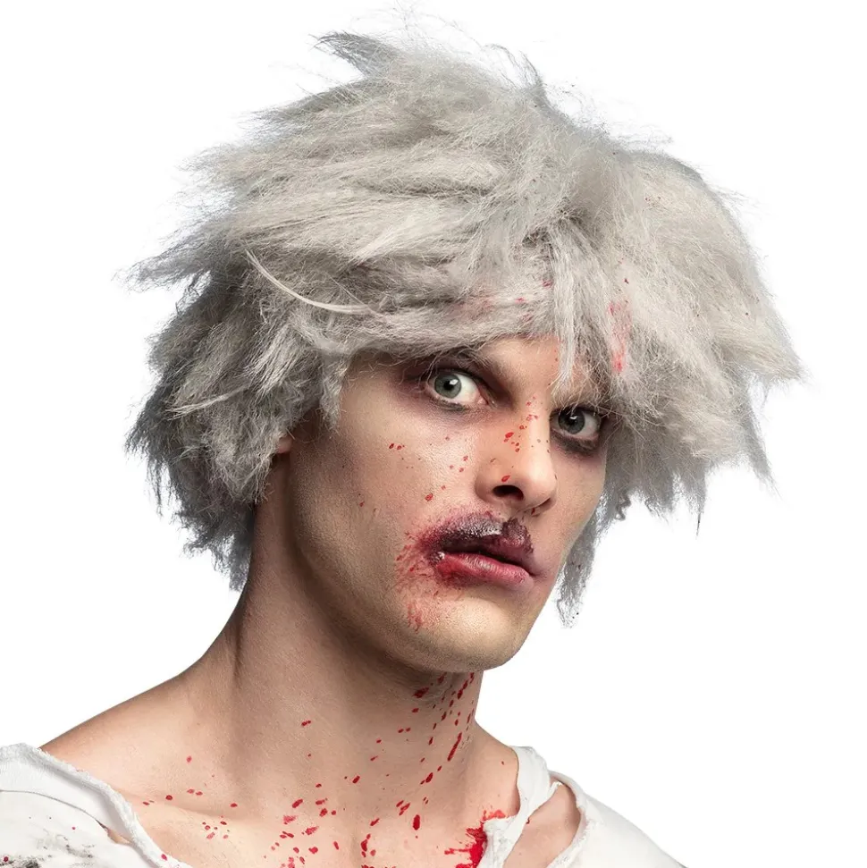 PERRUQUE ZOMBIE SAUVAGE CHEVEUX GAUFRÉS HOMME