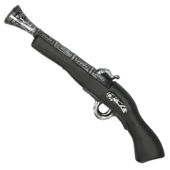 PISTOLET JEU PIRATE BARBE NOIRE 42CM
