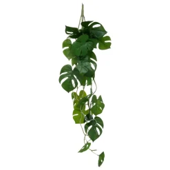 PLANTE TOMBANTE MONSTERA ARTIFICIEL 85CM VERT