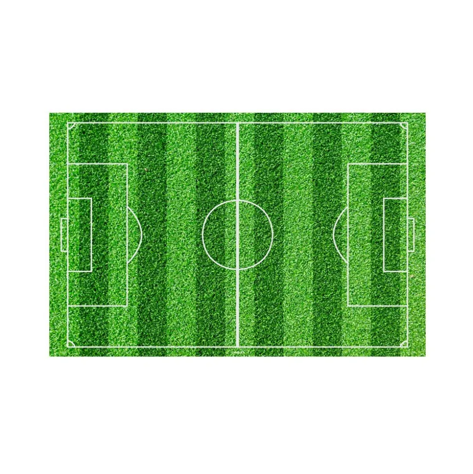PLAQUE AZYME TERRAIN DE FOOT 20X30CM VERT
