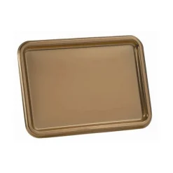 2 PLATS DE SERVICE LUNCH 35X24CM OR