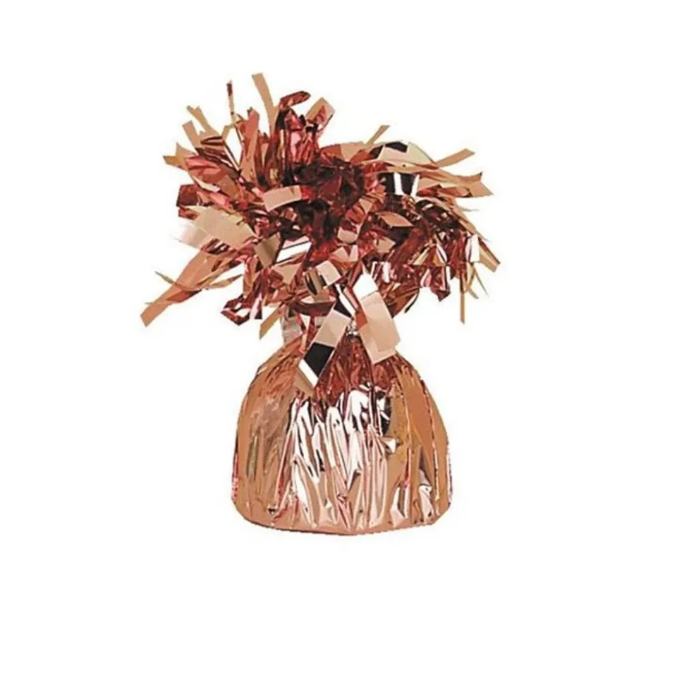 POIDS BALLON HÉLIUM SAC FESTIF ROSE GOLD