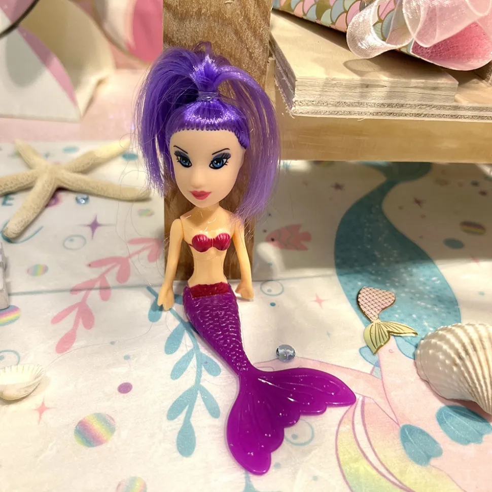POUPÉE SIRÈNE 14CM ARTICULÉE