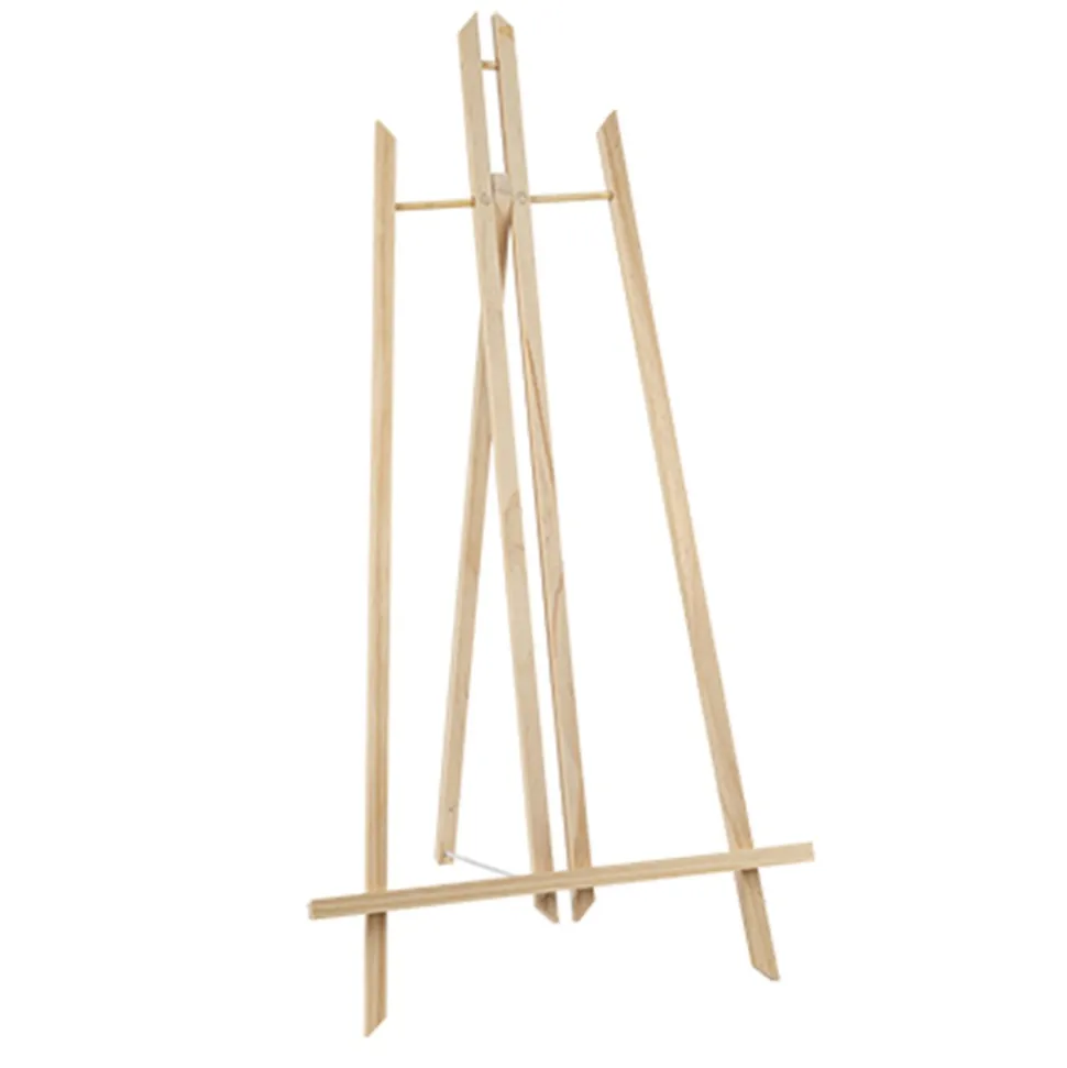 PRÉSENTOIR CHEVALET BOIS 40X80X32CM NATURE